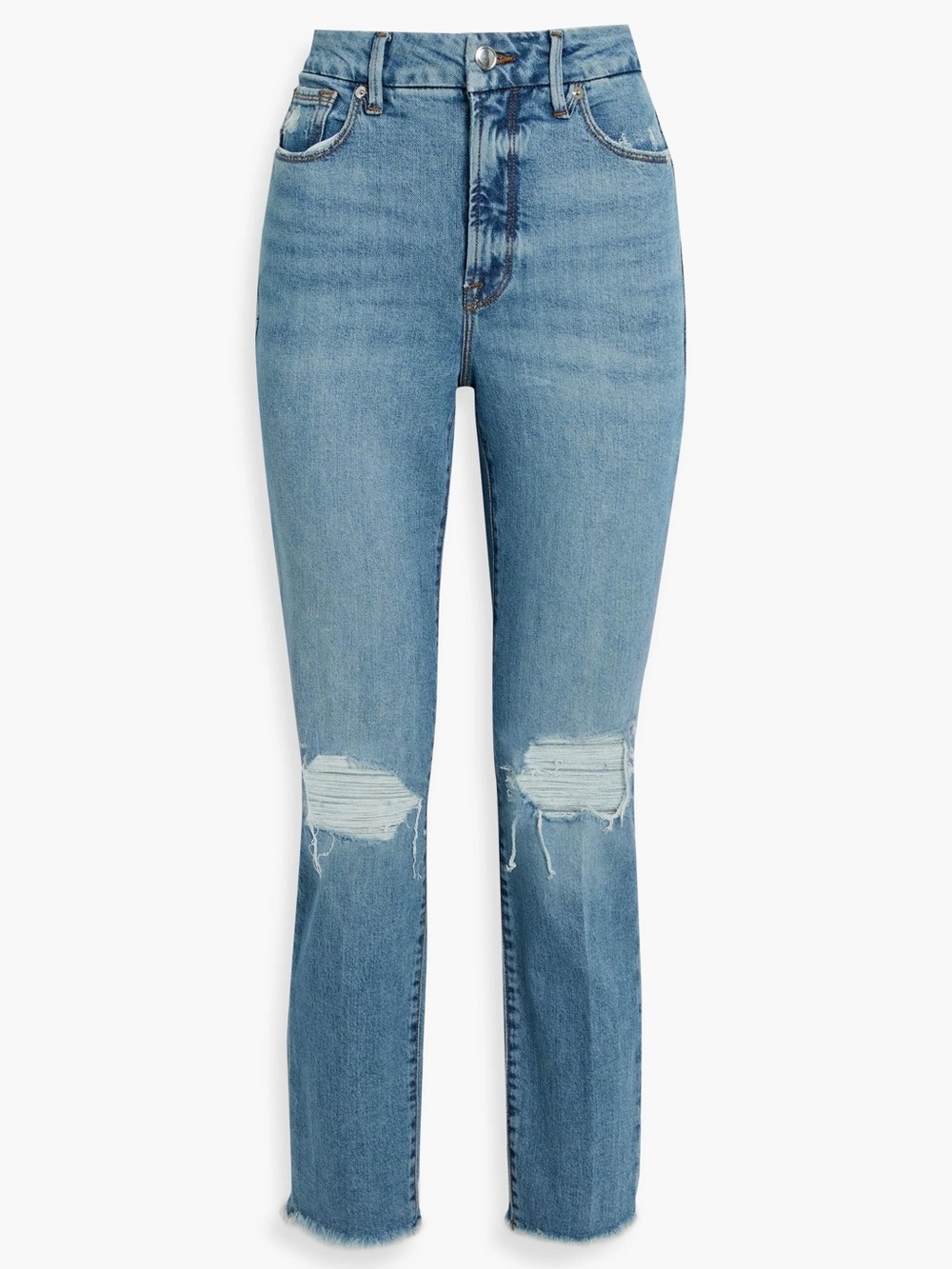 NWT Good American Good Weekender w/ fray hem